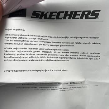Skechers Ayakkabı Taban Yırtılması