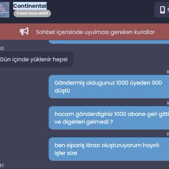 İtemsatış Ve Continental Sorunu