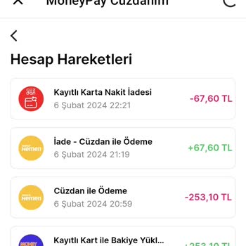MoneyPay Geç Para İadesi
