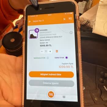 FLO Ayakkabı 44 Numara Bot Satın Aldım 45 Numara Gönderildi 3 Defa Üst Üste