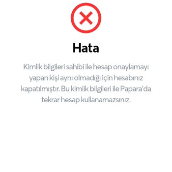 Papara Uygulama Sorunu Hesabıma Giremiyorum