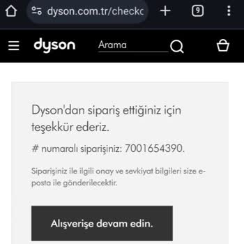 Dyson Üzerinden Sipariş İptali Ve Fiyat Güncellemesi Şikayeti
