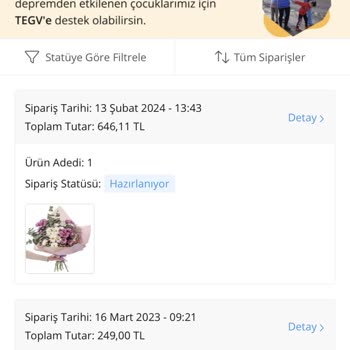 Çiçek Sepeti Fiyaskosu