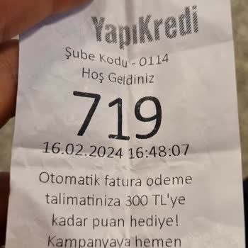 Yapı Kredi Salihli Şubesi Sıra Bekleme Çilesi