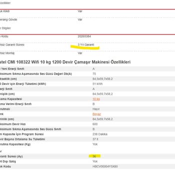 Vestel 36ay Denilen Garantiyi 24ay Olarak Veriyor