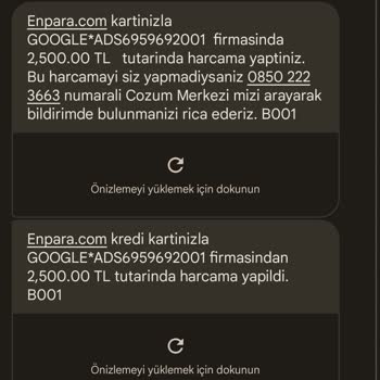 Google AdSense İzinsiz Kart İşlemi Ve İade Talebi