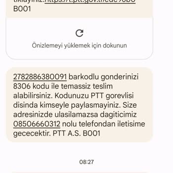 PTT Kargo (Beylikdüzü PDM) Adrese Teslimat Yapmıyor.