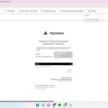 PlayStation Hesabım Çalındı, Bilgim Dışı Ödeme, Para İadesi