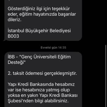 İbb 2. Burs Taksiti Çekemiyorum