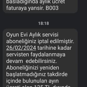 Vodafone Oyunevi İçerik Servisi