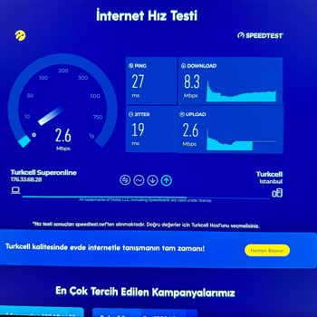 Çekmeköy'de Turkcell Superonline Fiber İnternet Çalışmıyor.