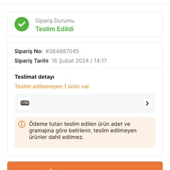 Migros Eksik Ürün Gönderildi