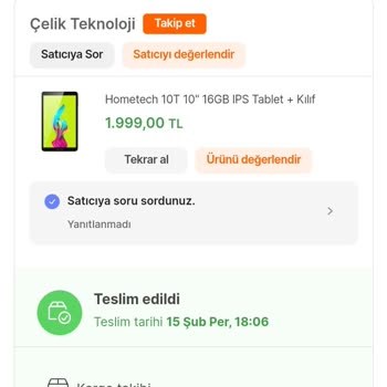 Hepsiburada Yalan Ya Da Eksik Sipariş İlanı