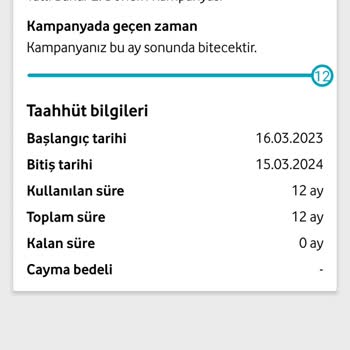 Vodafone Haksız Taahhüt Tarihi Değiştirmesi