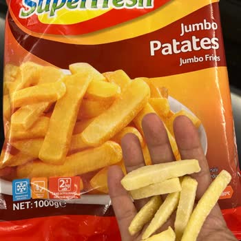 Superfresh Jumbo Patatesin İçinden Parmak Patates Çıkması