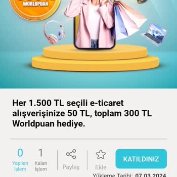 VakıfBank World Puan Vermemesi