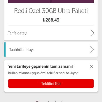 Vodafone Haksiz Kazanç Elde Etmekte