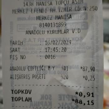 Şok Market Yumurta Gramaj