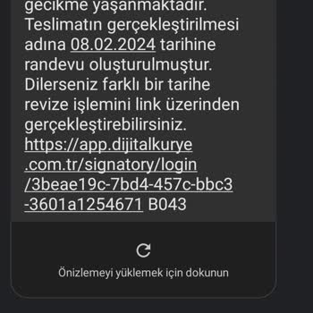 Dijital Kurye Teslimat Yapılmaması, Kuryeye Ulaşamama