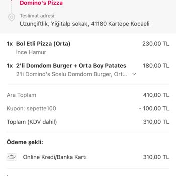 Domino's Pizza Numara Engelleme Problemi Yaşıyorum