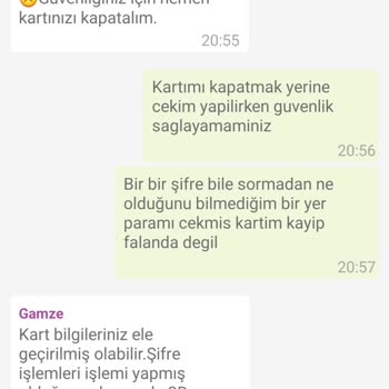 QNB Finansbank Kartımdan İznim Dışında Para Çekme