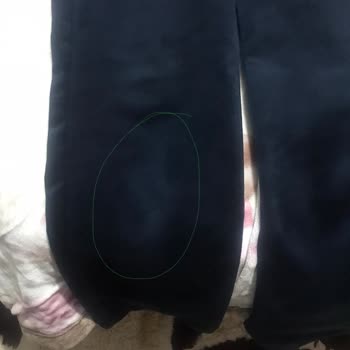 İGS Mağazacılık Üründe Tüylenme Ve Diz Kapağında İz Çıkması