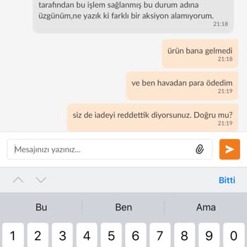 Trendyol Yemek Siparişi Getirmedi Para İadesi De Yapmadı