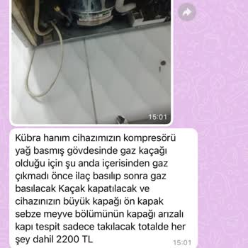 Armut Arçelik Buzdolabı Tamiri Hayal Kırıklığı