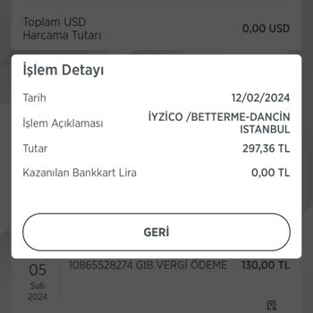 Betterme Onaysız Ücret Çekilmesi