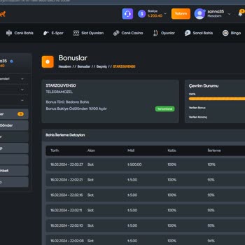 Starzbet Bonus Tamamlandı Ama Bakiyeyi Çektirmiyor