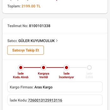 Trendyol Güler Kuyumculuk Mağazasının Kullanılmış Hasarlı Ürün Satması