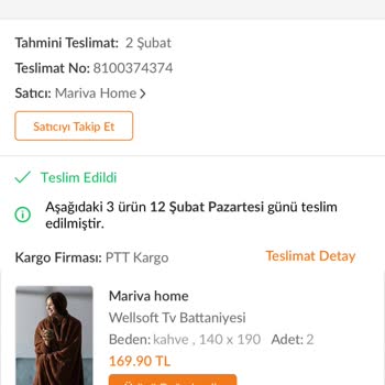 Trendyol Ürün Teslim Edilmedi