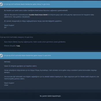 Hesabım Çalındı Ve Steam Destek Yardımcı Olmuyor İşimi Zorlaştırıyor