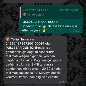 Pull And Bear Kargoist Güniçi Kargo Sorumsuzluğu