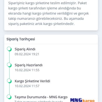 Siparişim Kargoya Verilmiş MNG Kargo Daha Getirmedi