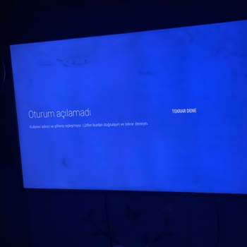 PHILIPS TV 48PFK5500/12 Google Hesabımın Şifresi Doğru Olduğu Halde Yanlış Diyor