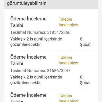Trendyol GO Bana İade Etmesi Gereken Ücretleri Ödememesi