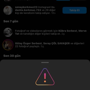 Instagram Fark Et Uyarısı