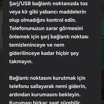 Samsung Telefon Şarj Nem Aldı