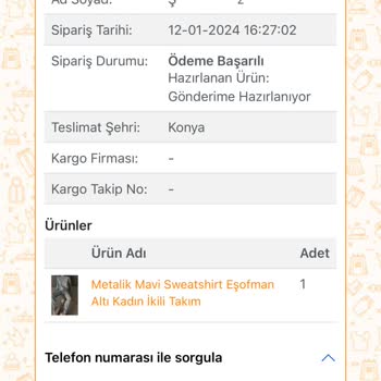 Nare Giyim Ürün Gelmedi İade Yapılmadı