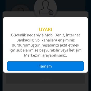 Denizbank Güvenlik Sorunu Hk