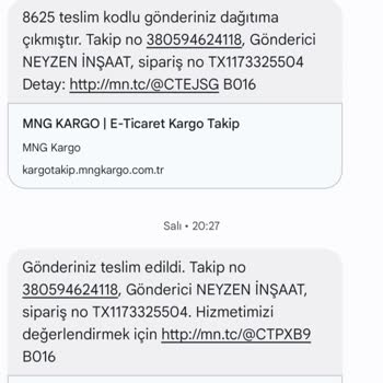 MNG Kargo Hasarlı Kargo İçin Hasar Tespit Tutanağı Tutmuyor