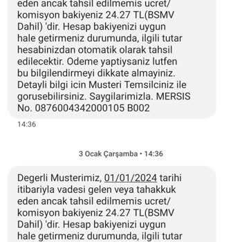 TEB Olmayan Hesaba Borç Komisyon Bakiyesi Saçmalığı