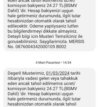 TEB Olmayan Hesaba Borç Komisyon Bakiyesi Saçmalığı