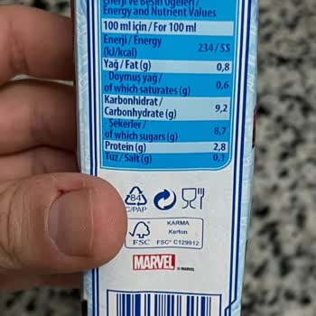 Danone Tikveşli Sütün İçinde Çıkan Farklı Şey