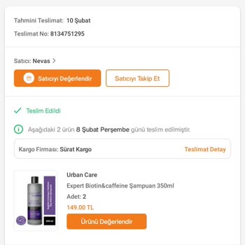 Trendyol Urban Şampuan Sahte Çıktı