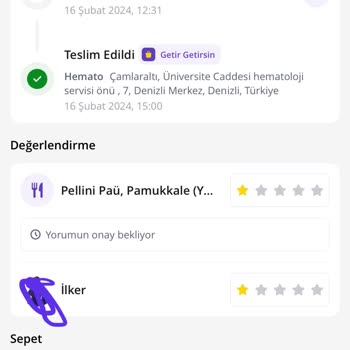 GetirYemek Kahveleri Döktü Ve Siparişi Teslim Almak Zorunda Bırakıldık