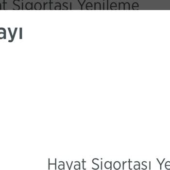 Türkiye Sigorta Ve Ziraat Bankası Enflasyon Yenileme