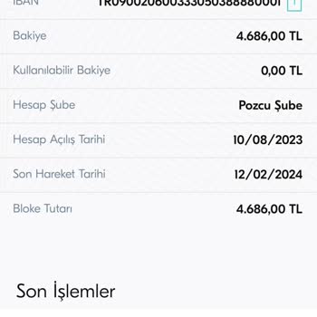 Türkiye Finans Hesap Bloke Durumu