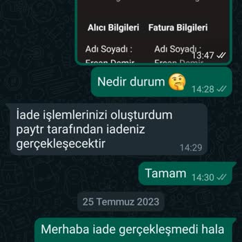 Soğutma Parçam Dan Ürün Gelmedi